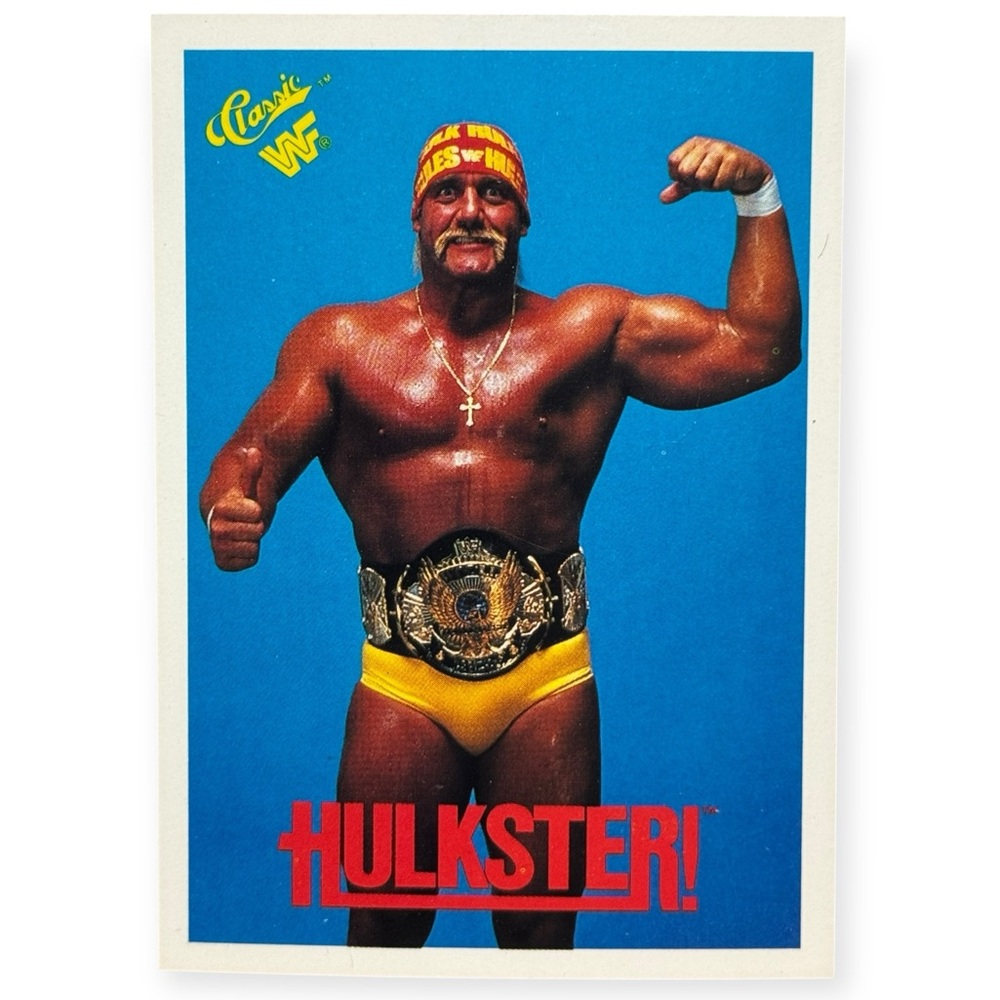 Topps 1990 WWF‎ Hulkster Hulk Hogan Trading Card